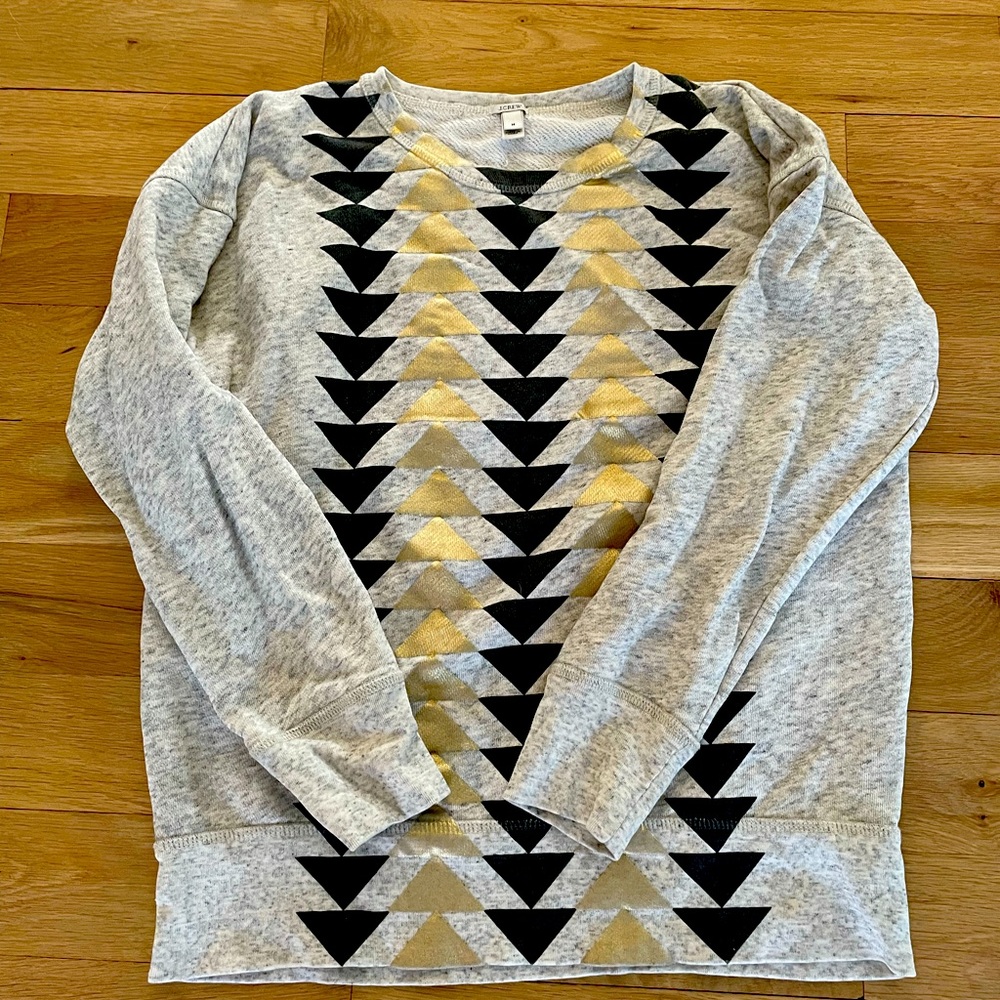 A unique jcrew sweatshirt!